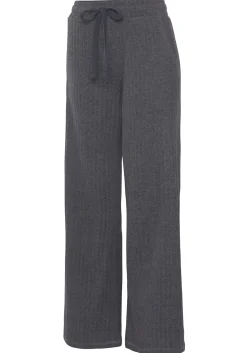 Homewear|Homewear|LASCANA Homewearhose anthrazit-meliert