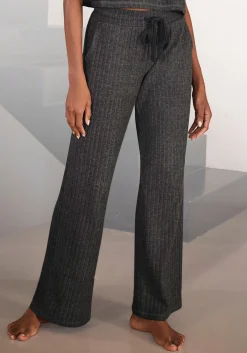 Homewear|Homewear|LASCANA Homewearhose anthrazit-meliert