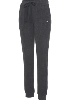 Homewear|Homewear|LASCANA Homewearhose anthrazit-meliert