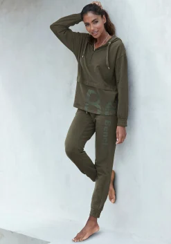 Homewear| Homewearhose dunkelgrün