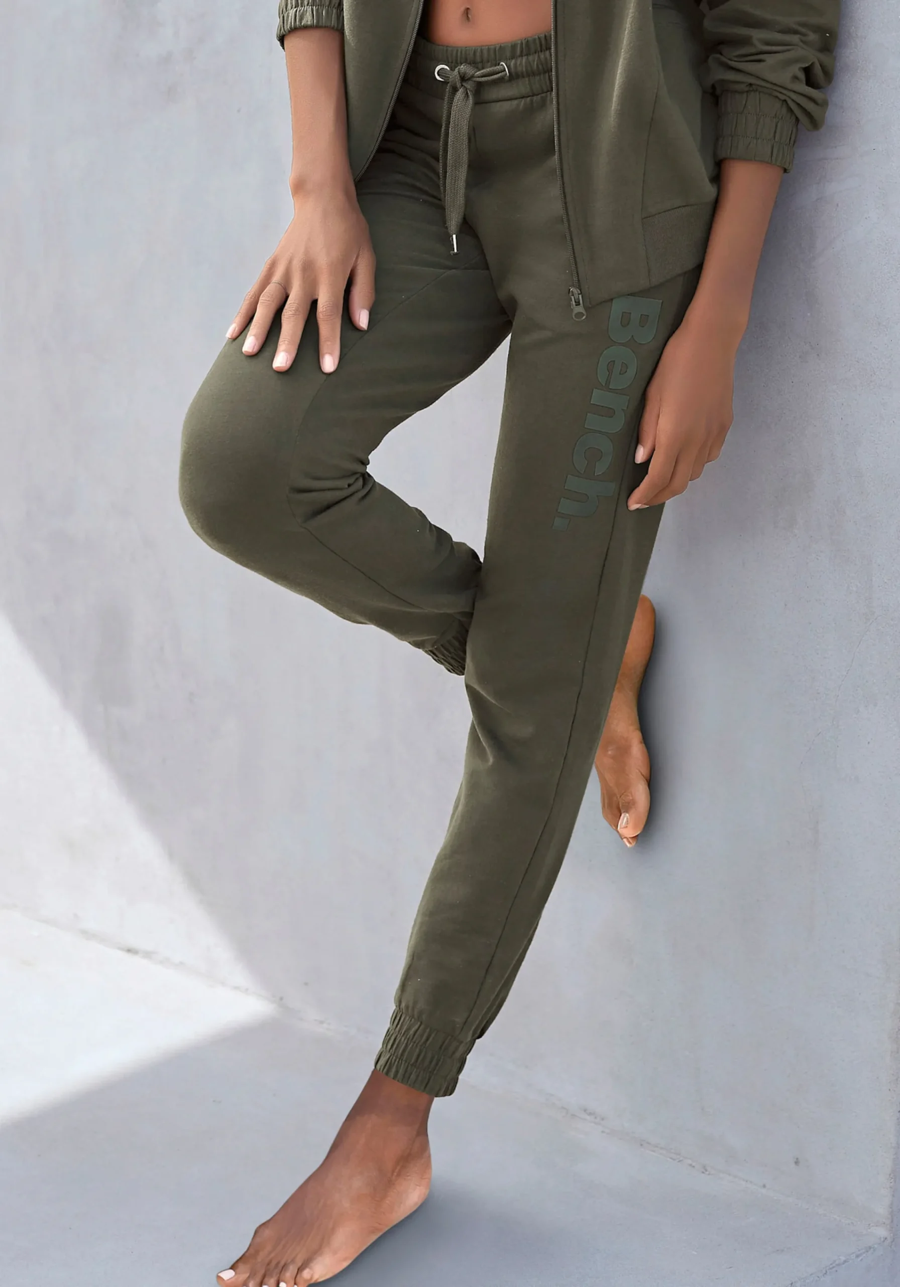 Homewear| Homewearhose dunkelgrün