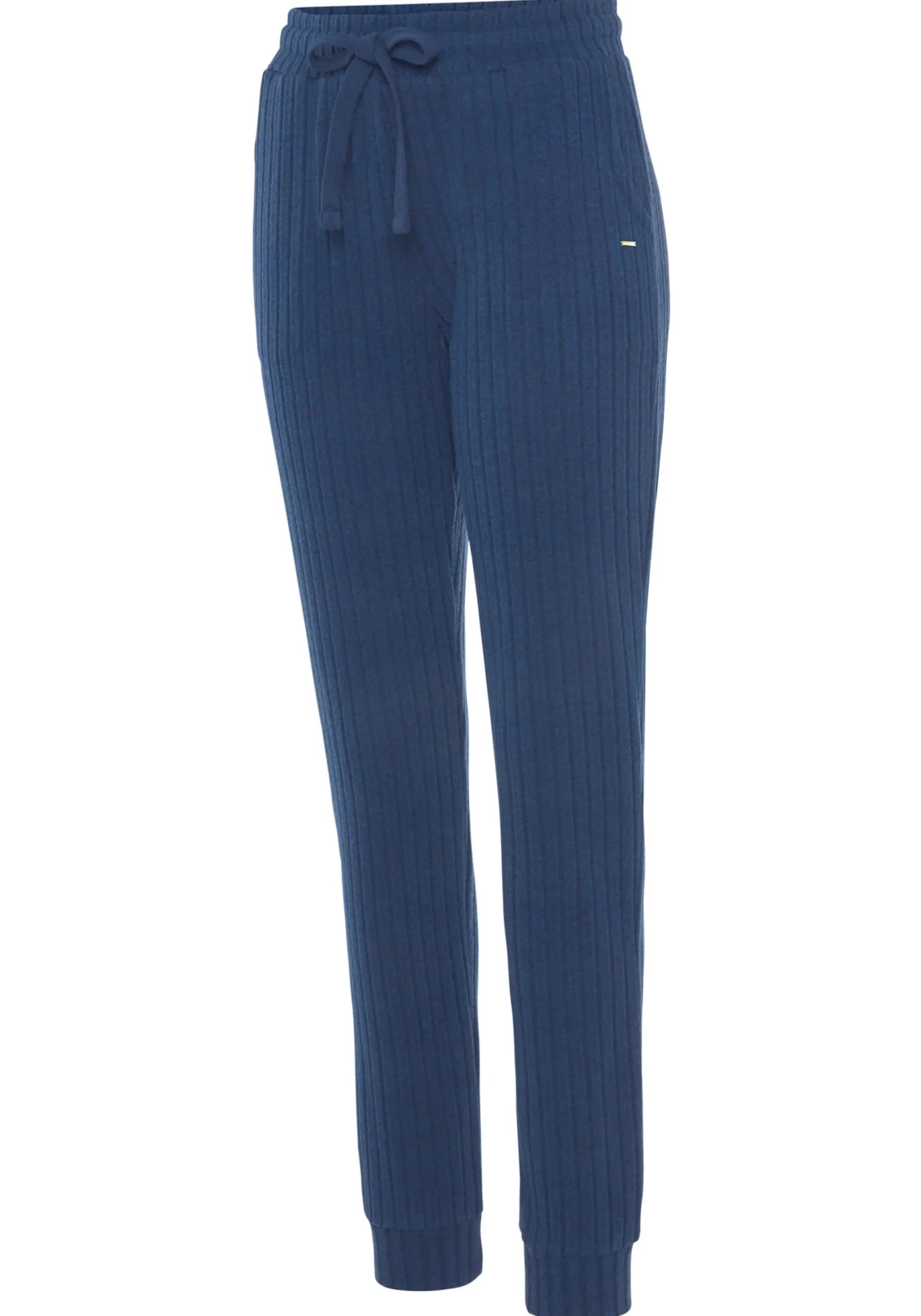 Homewear|LASCANA Homewearhose blau-meliert
