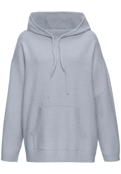 Pullover|Elbsand Hoodie rauchblaumeliert