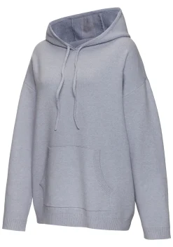 Pullover|Elbsand Hoodie rauchblaumeliert