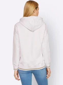 Pullover|heine Hoodie ecru-bedruckt