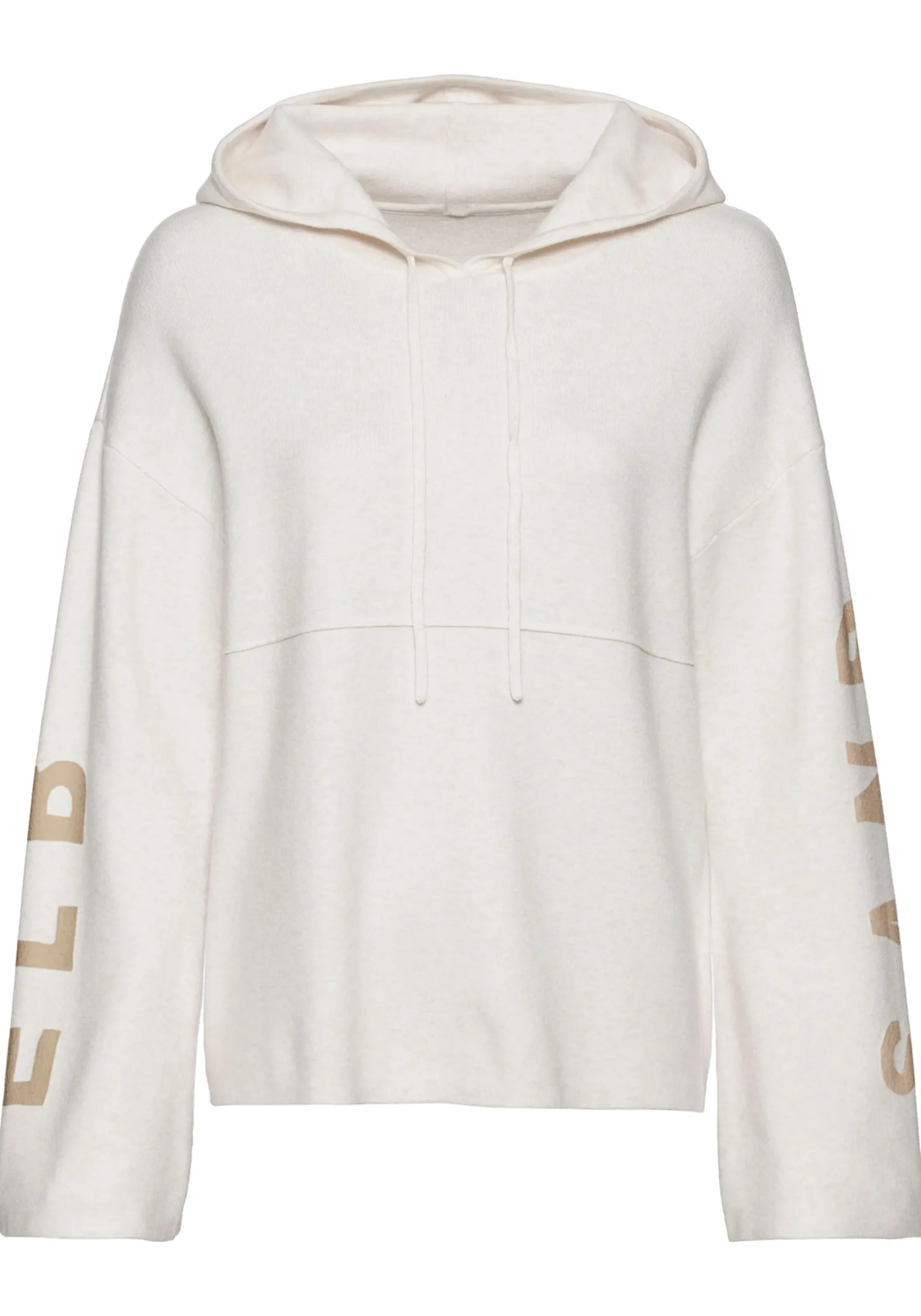 Strandmode|Elbsand Hoodie wollweiß