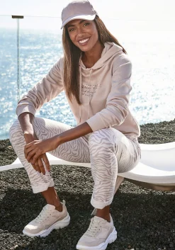 Homewear|Homewear|LASCANA Hoodie nougat