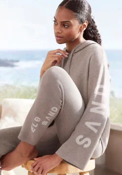 Strandmode|Elbsand Hoodie taupe