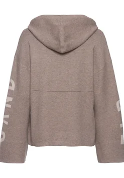 Strandmode|Elbsand Hoodie taupe