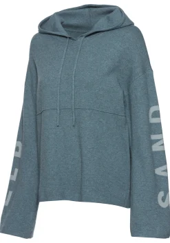 Strandmode|Elbsand Hoodie petrol