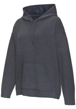 Strandmode|Elbsand Hoodie blaumeliert