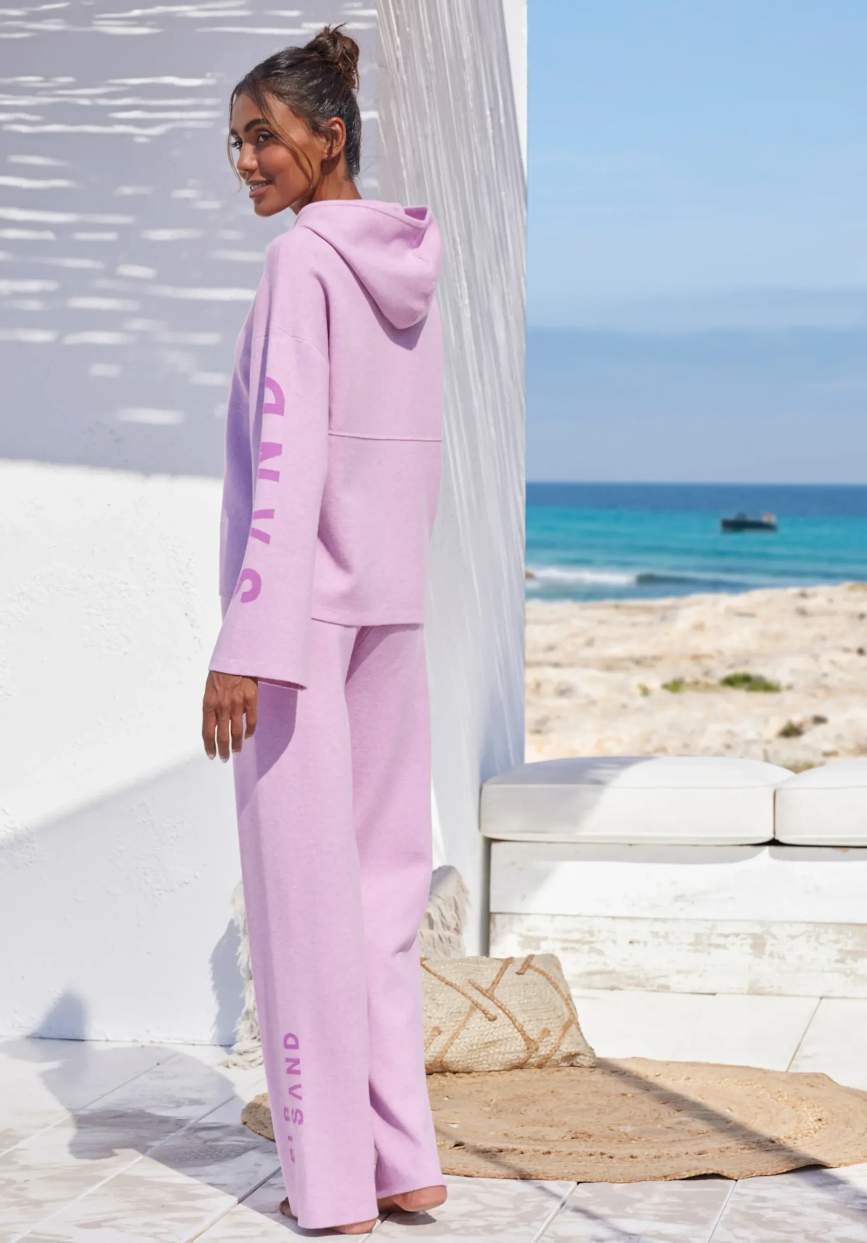 Pullover|Elbsand Hoodie rosa