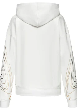 Pullover|LASCANA ACTIVE Hoodie weiß,gold
