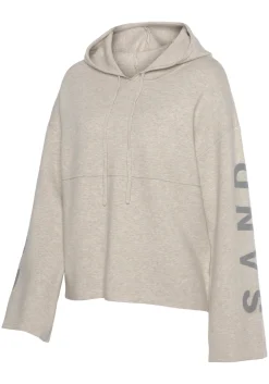 Strandmode|Elbsand Hoodie hellgrau