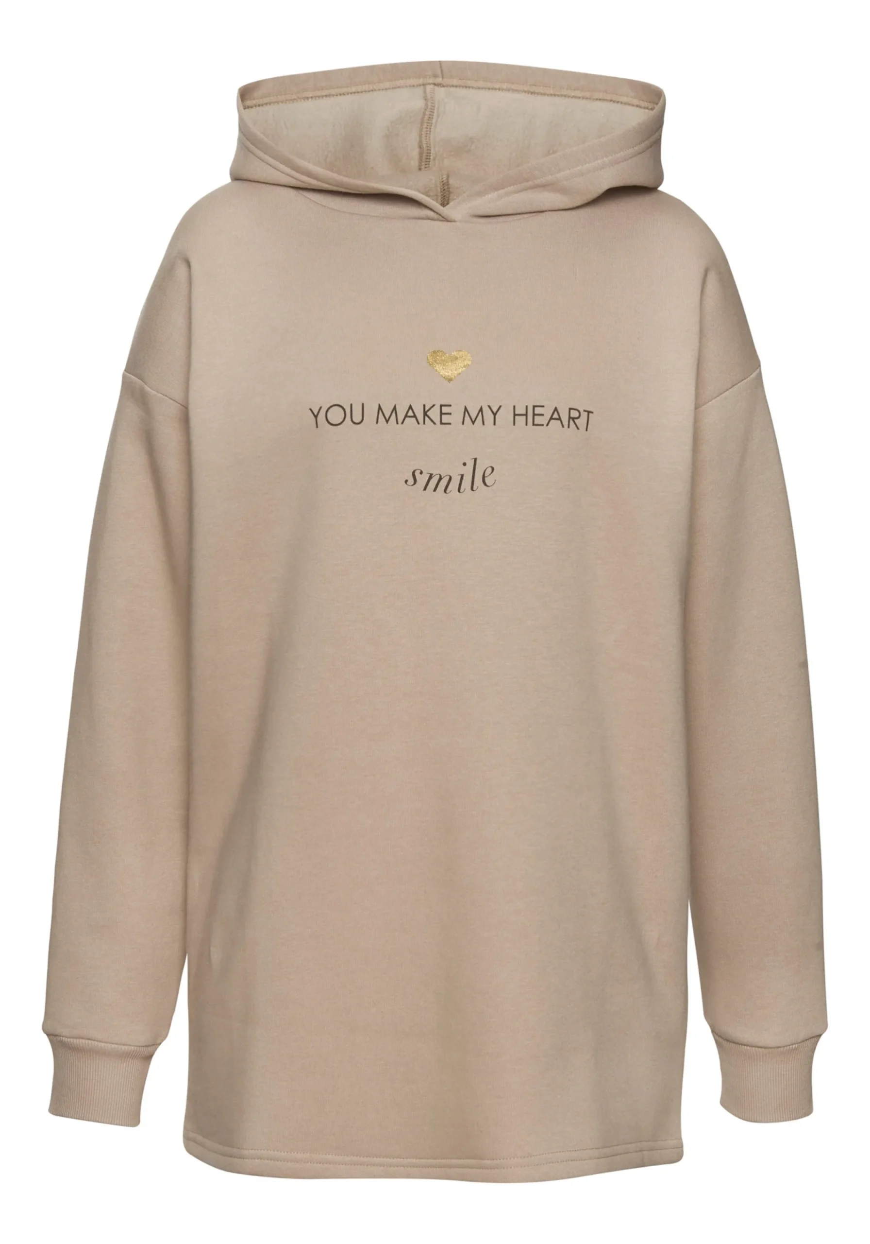 Pullover|LASCANA Hoodie sand