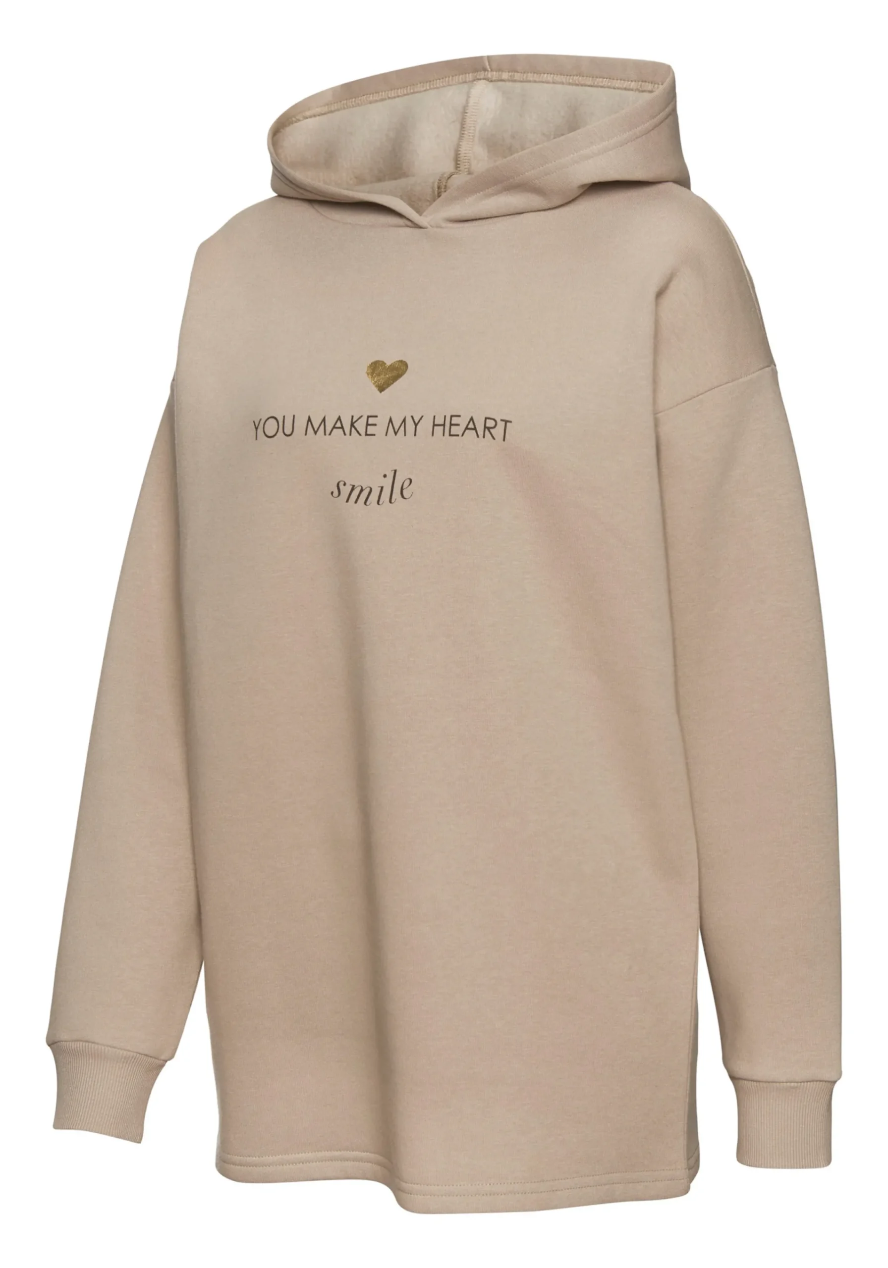 Pullover|LASCANA Hoodie sand