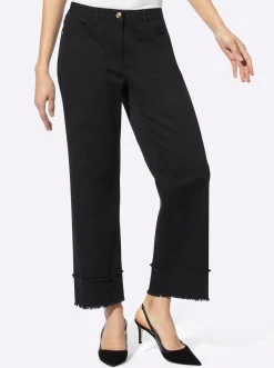 Jeans|heine 7/8-Hose schwarz
