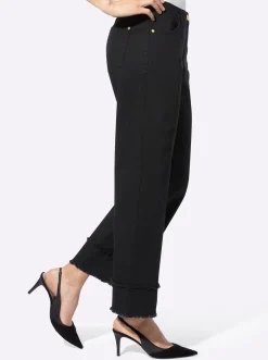 Jeans|heine 7/8-Hose schwarz