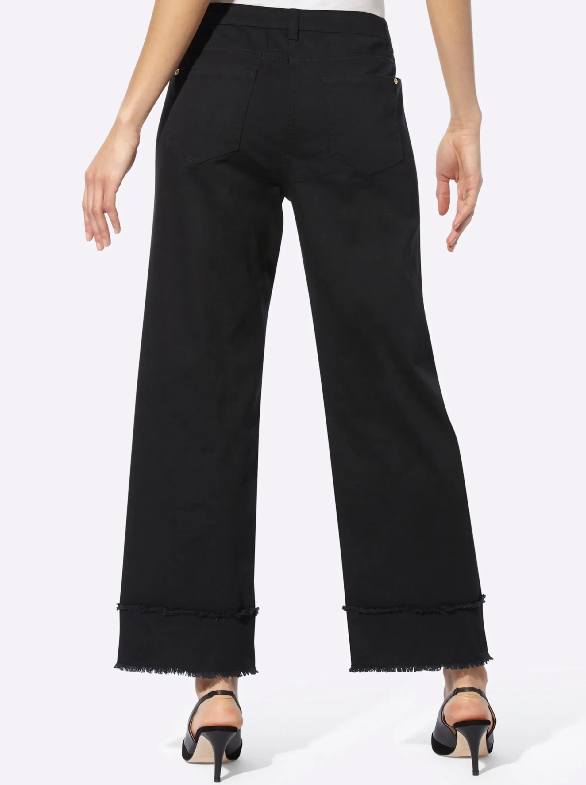 Jeans|heine 7/8-Hose schwarz
