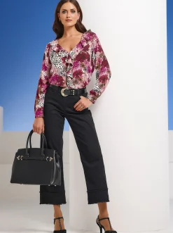 Jeans|heine 7/8-Hose schwarz