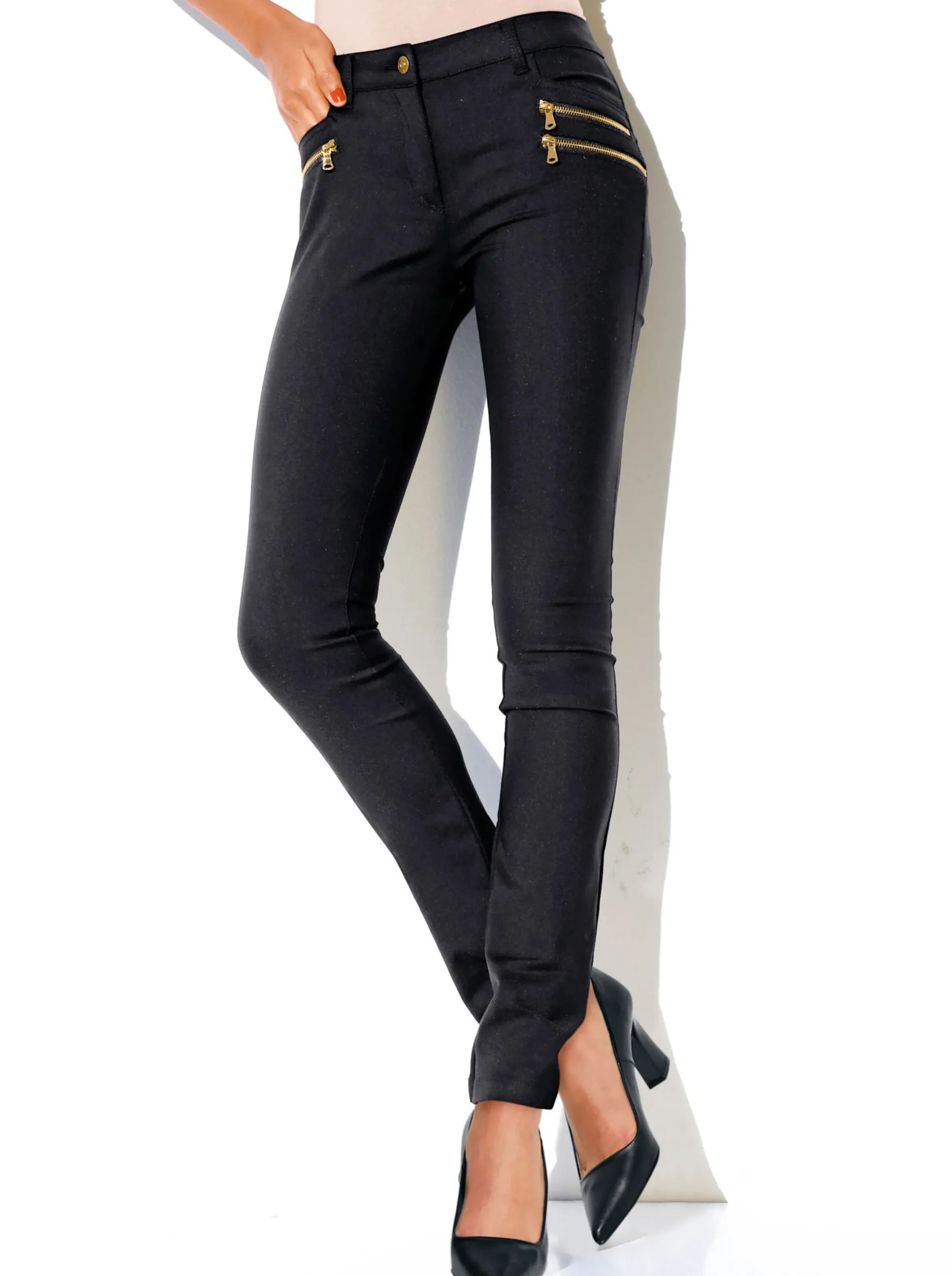 Strandmode|Hosen|heine Hose schwarz