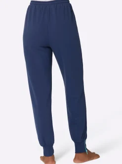 Homewear|feel good Hose jeansblau-mint
