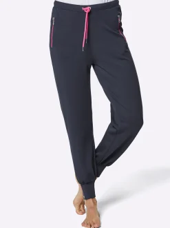 Homewear|CREATION L PREMIUM Hose marine-fuchsia