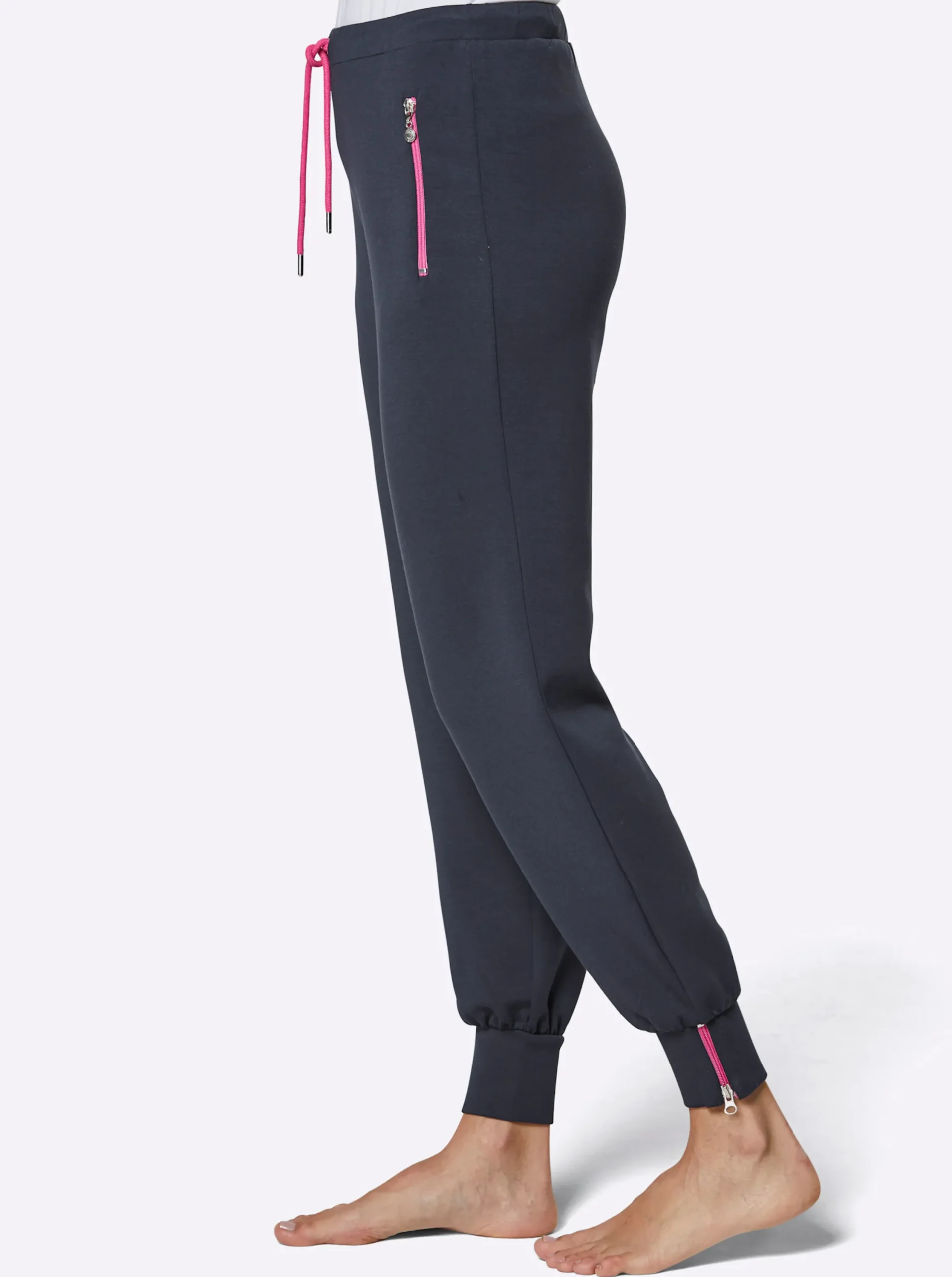 Homewear|CREATION L PREMIUM Hose marine-fuchsia