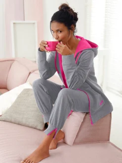Homewear|Homewear|feel good Hose grau-pink