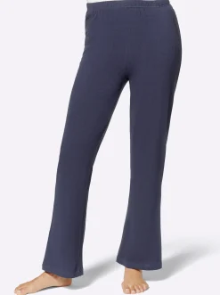 Homewear|feel good Hose traube+nachtblau