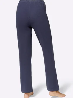 Homewear|feel good Hose traube+nachtblau