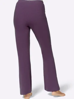 Homewear|feel good Hose traube+nachtblau