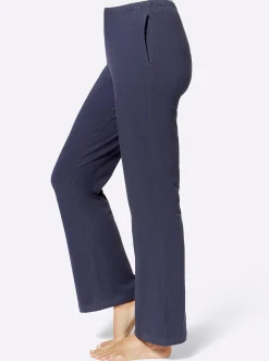 Homewear|feel good Hose traube+nachtblau