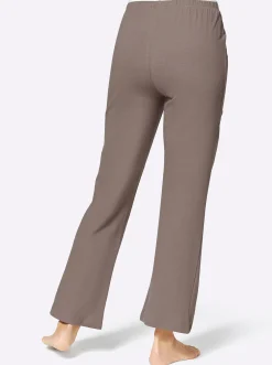 Homewear|feel good Hose aquapetrol+dunkeltaupe