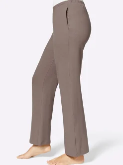 Homewear|feel good Hose aquapetrol+dunkeltaupe
