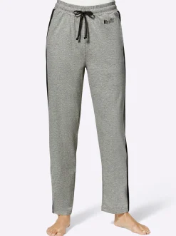 Homewear|feel good Hose grau-melange