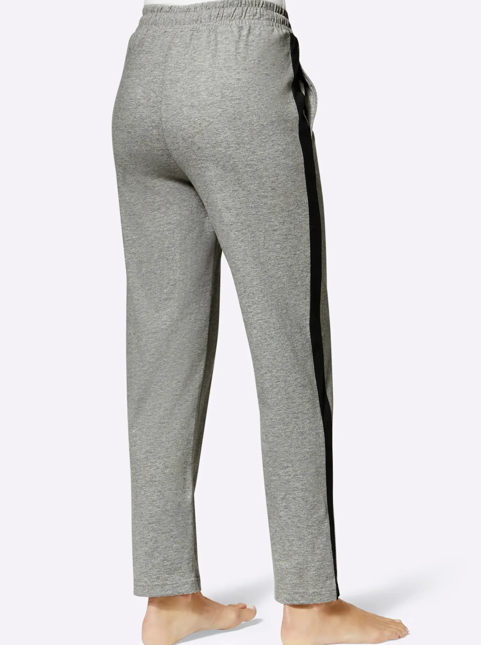Homewear|feel good Hose grau-melange