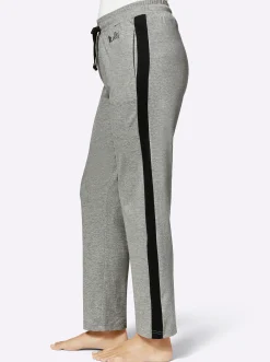 Homewear|feel good Hose grau-melange