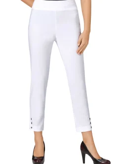 Hosen| 7/8-Hose in Bengalin-Qualität weiß