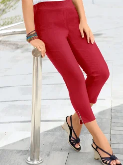 Hosen|Adelina by Scheiter 7/8-Hose in Bengalin-Qualität rot