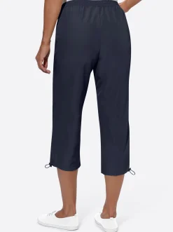 Hosen| 7/8-Hose in Microfaser-Qualität marine