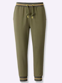 Homewear|Homewear|feel good Hose 3/4-lang oliv