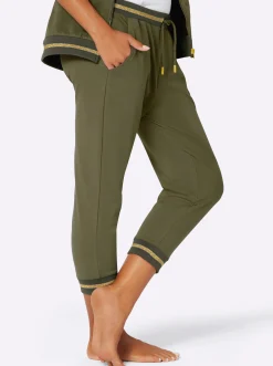 Homewear|Homewear|feel good Hose 3/4-lang oliv
