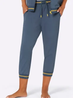 Homewear|Homewear|feel good Hose 3/4-lang rauchblau