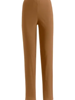 Hosen|Stehmann Comfort line Hose mit Dehnbund, Viskose-Qualität cognac