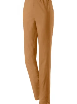 Hosen|Stehmann Comfort line Hose mit Dehnbund, Viskose-Qualität cognac