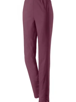 Hosen|Stehmann Comfort line Hose mit Dehnbund, Viskose-Qualität weinrot