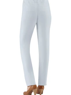 Hosen|Stehmann Comfort line Hose mit Dehnbund, Viskose-Qualität hellblau
