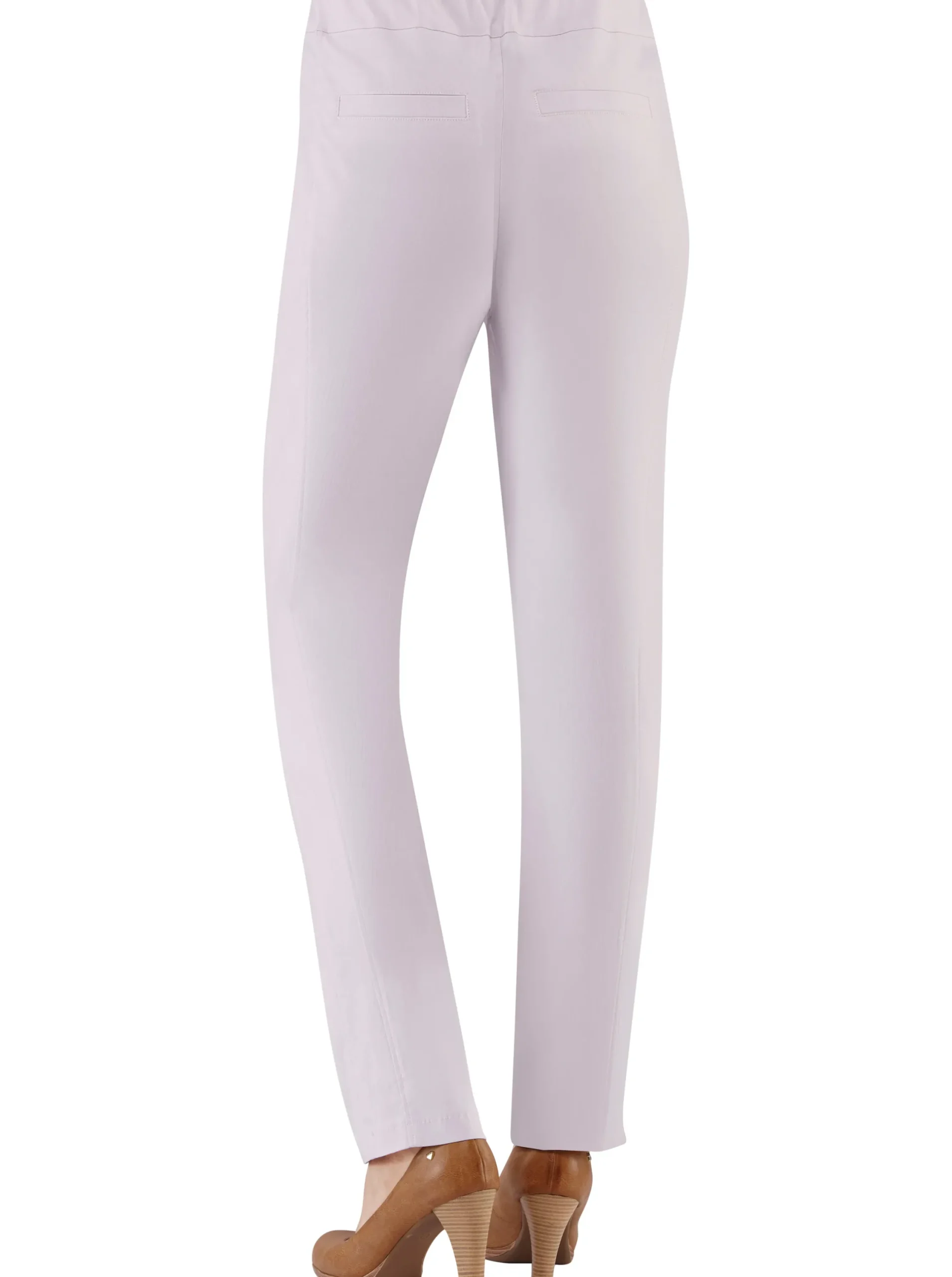 Hosen|Stehmann Comfort line Hose mit Dehnbund, Viskose-Qualität rosé