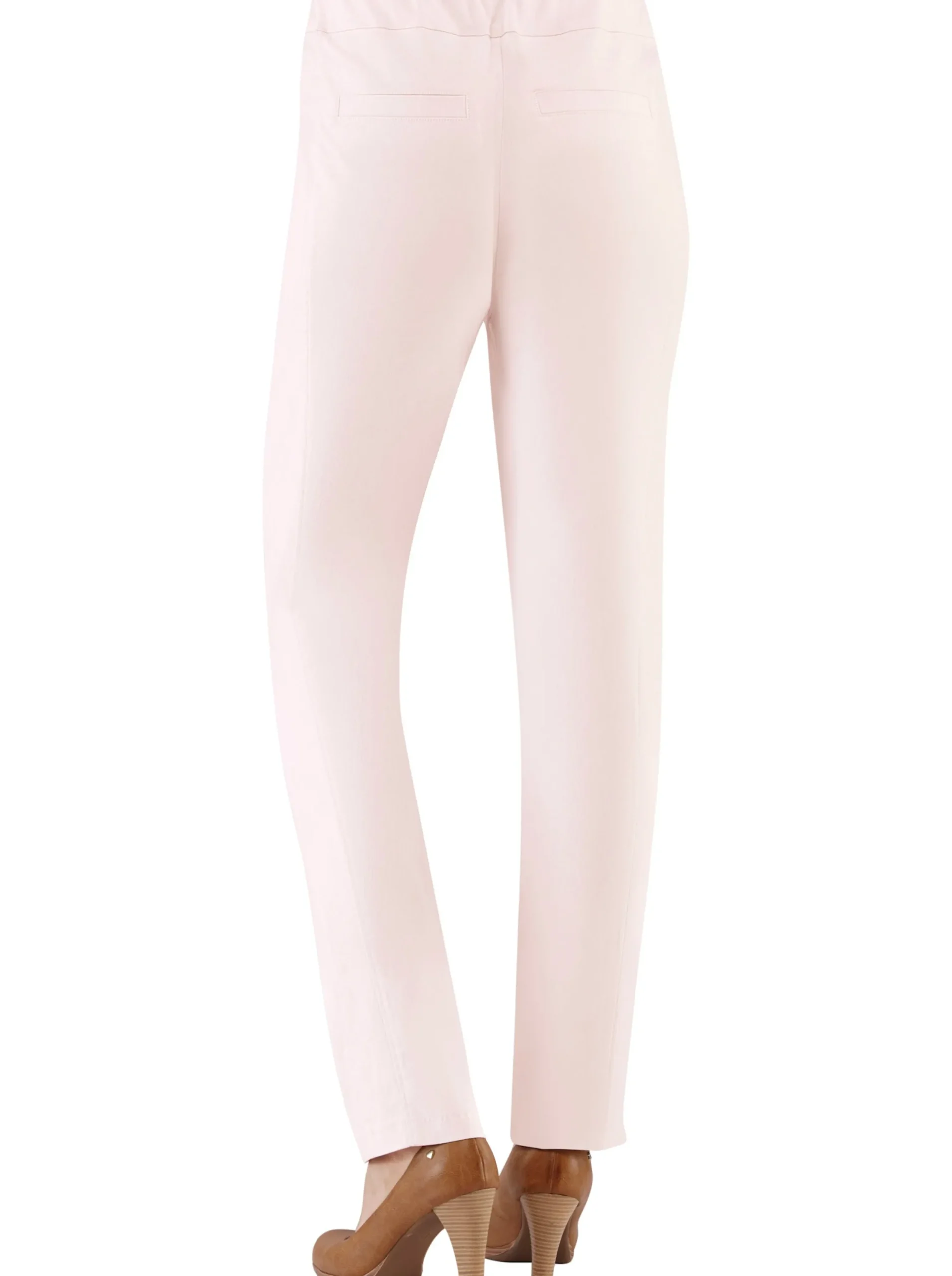Hosen|Stehmann Comfort line Hose mit Dehnbund, Viskose-Qualität rosé